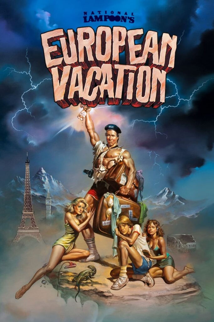 Poster for the movie "National Lampoon's European Vacation"