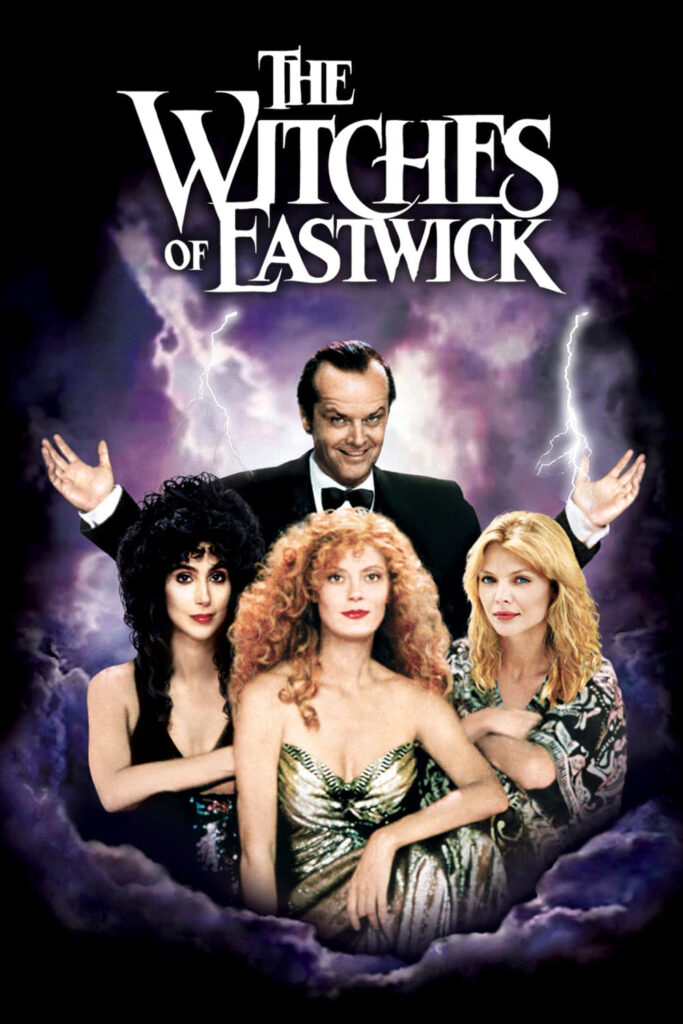 Poster for the movie "The Witches of Eastwick"