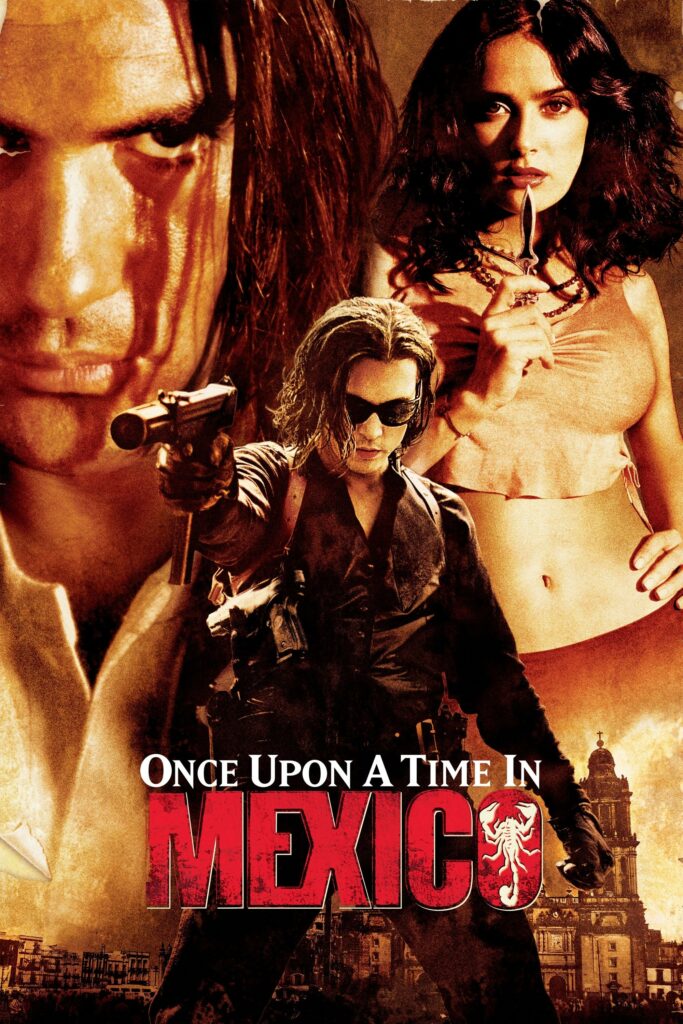 Poster for the movie "Once Upon a Time in Mexico"