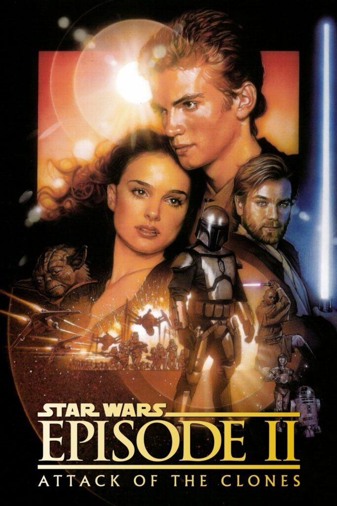 Poster for the movie "Star Wars: Episode II - Attack of the Clones"