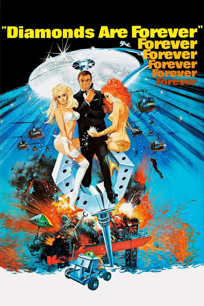 Poster for the movie "Diamonds Are Forever"