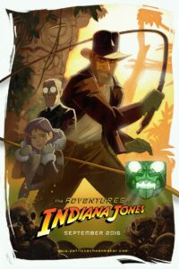 Poster for the movie "The Adventures of Indiana Jones"