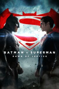 Poster for the movie "Batman v Superman: Dawn of Justice"