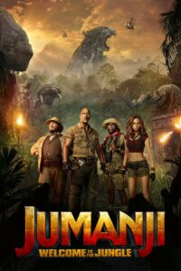 Poster for the movie "Jumanji: Welcome to the Jungle"